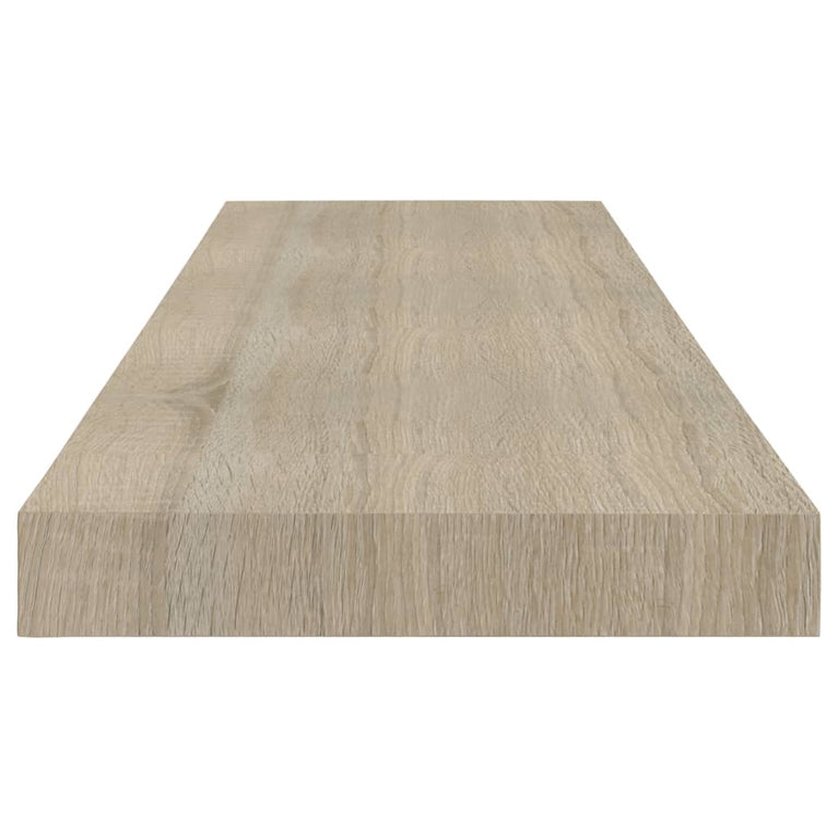 Wandschappen zwevend 4 st 80x23,5x3,8 cm MDF eikenkleurig MeubelReus