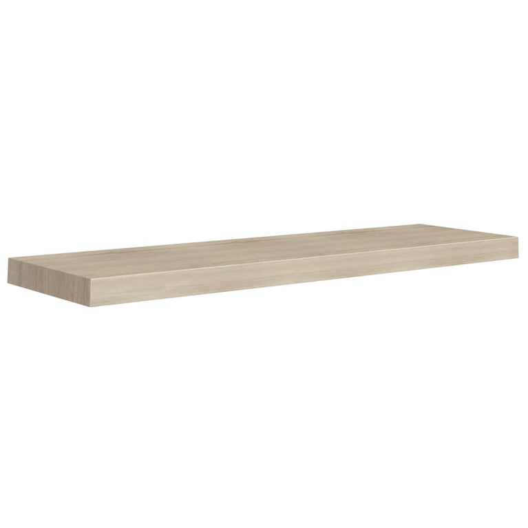 Wandschappen zwevend 2 st 90x23,5x3,8 cm MDF eikenkleurig MeubelReus
