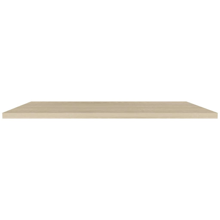 Wandschappen zwevend 2 st 120x23,5x3,8 cm MDF eikenkleurig MeubelReus