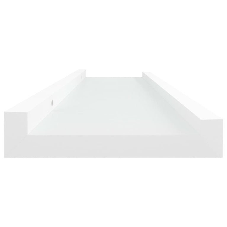 Fotoplanken 2 st 40x9x3 cm MDF wit MeubelReus