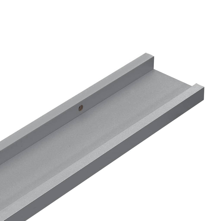 Fotoplanken 2 st 40x9x3 cm MDF grijs