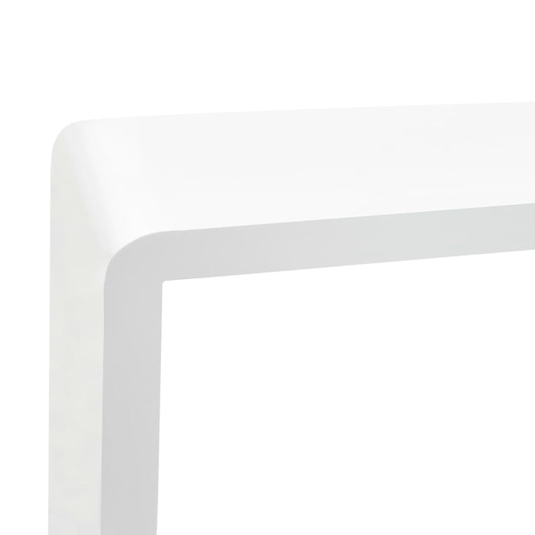 Wandschappen kubus 3 st MDF wit MeubelReus