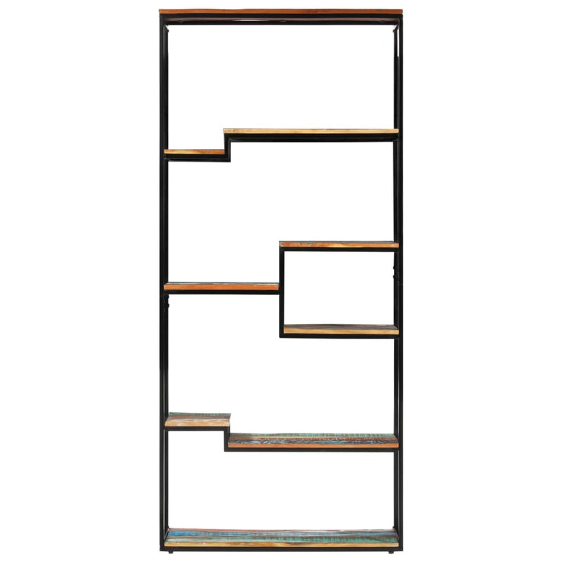 Boekenkast 80x30x180 cm massief gerecycled hout MeubelReus