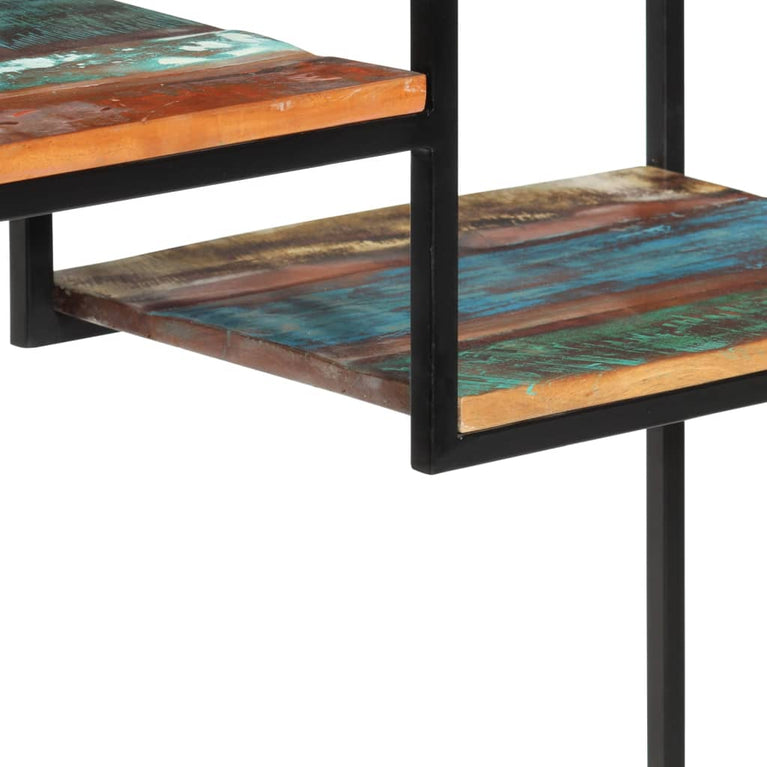 Boekenkast 80x30x180 cm massief gerecycled hout MeubelReus