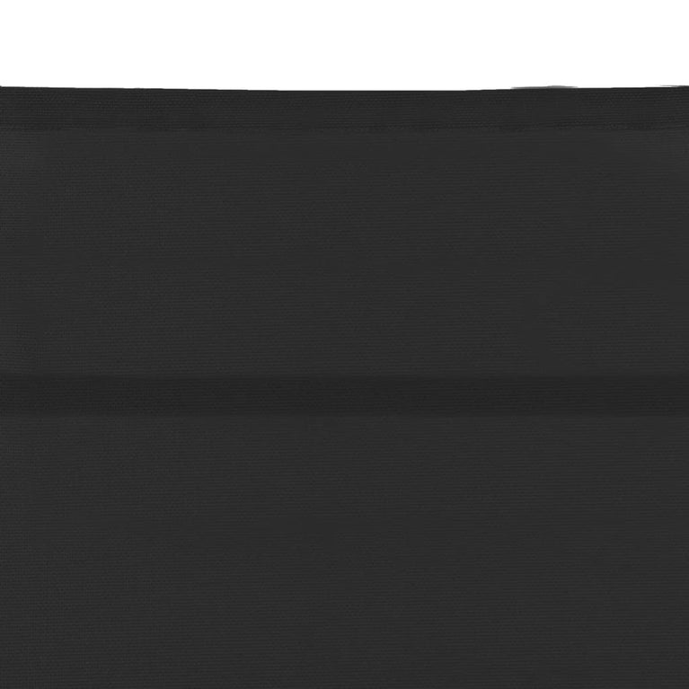 Ligbed textileen en aluminium zwart MeubelReus