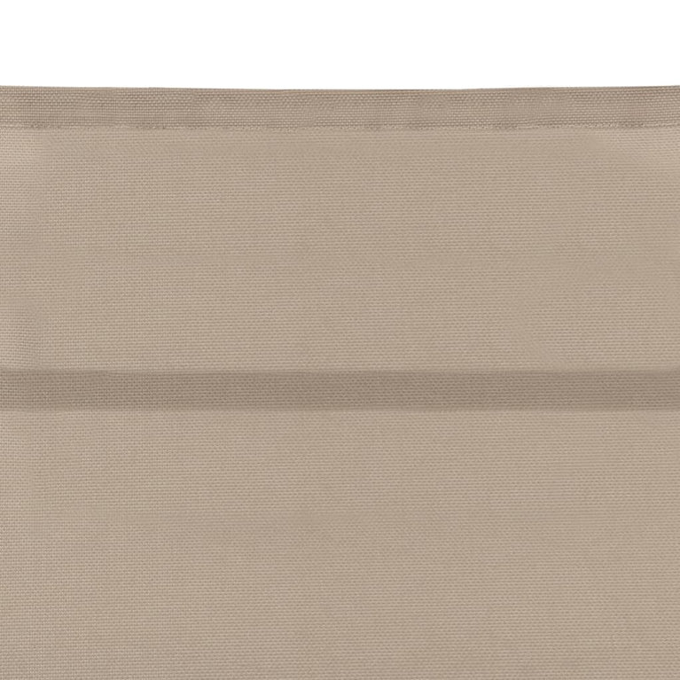 Ligbed textileen en aluminium crèmekleurig MeubelReus