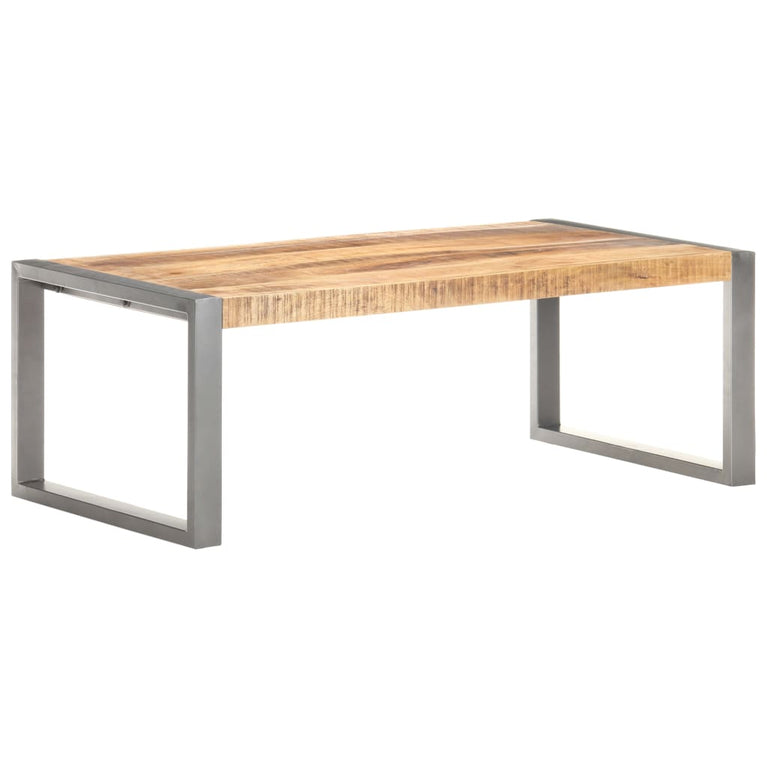 Salontafel 110x60x40 cm ruw mangohout MeubelReus