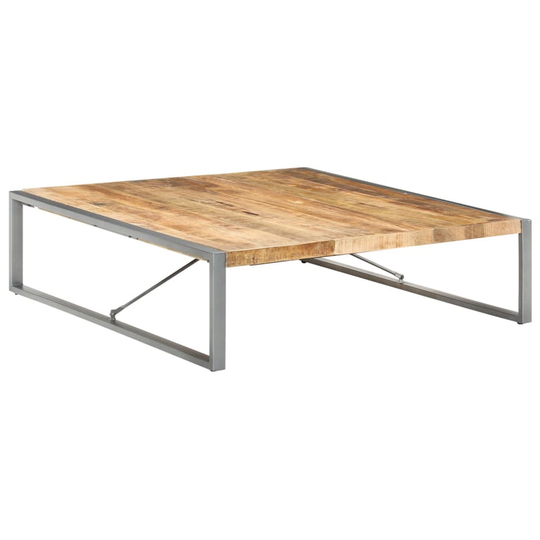 Salontafel 140x140x40 cm ruw mangohout MeubelReus