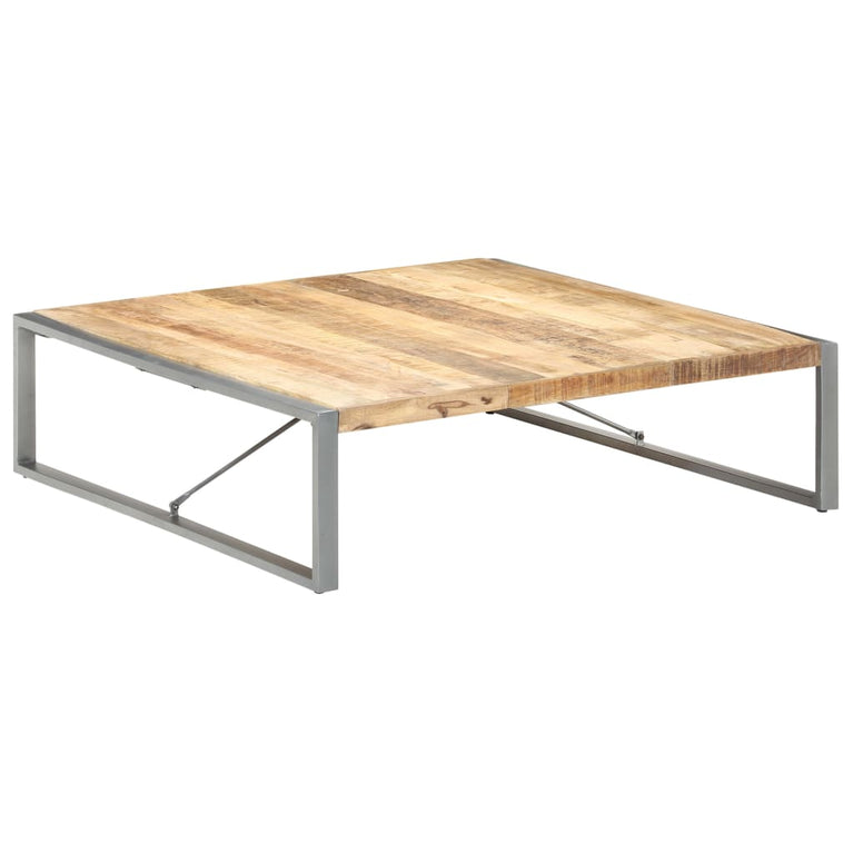 Salontafel 140x140x40 cm ruw mangohout MeubelReus