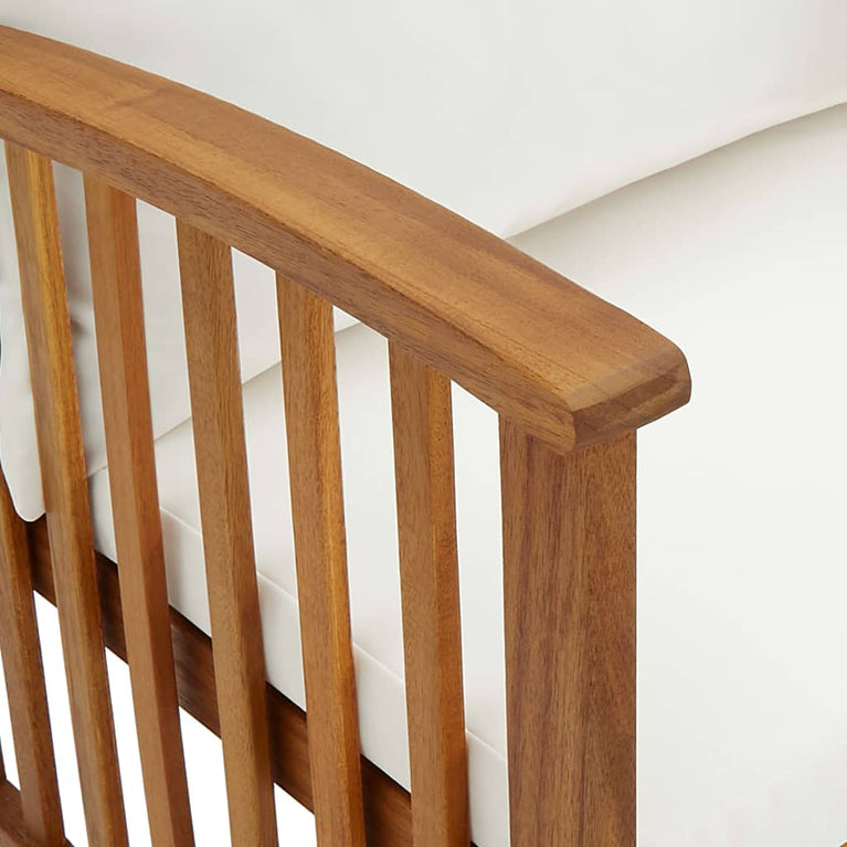 Tuinstoelen 2 st met kussens massief acaciahout MeubelReus