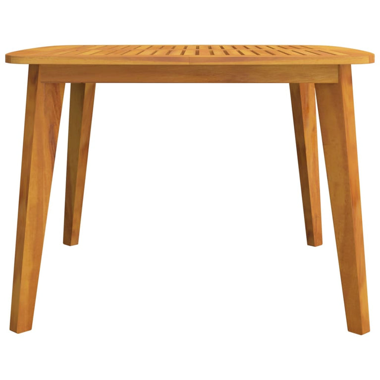 Tuintafel 110x110x75 cm massief acaciahout MeubelReus