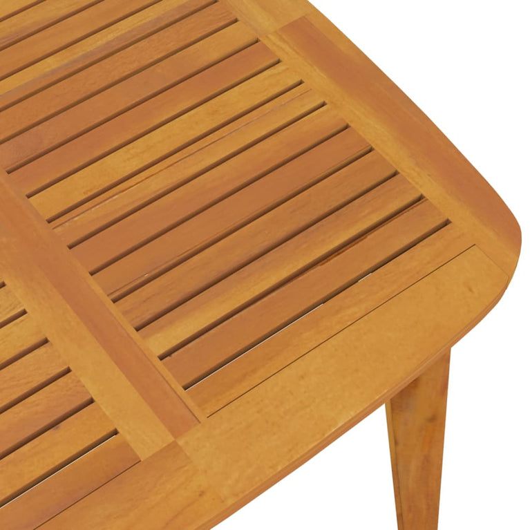 Tuintafel 110x110x75 cm massief acaciahout MeubelReus