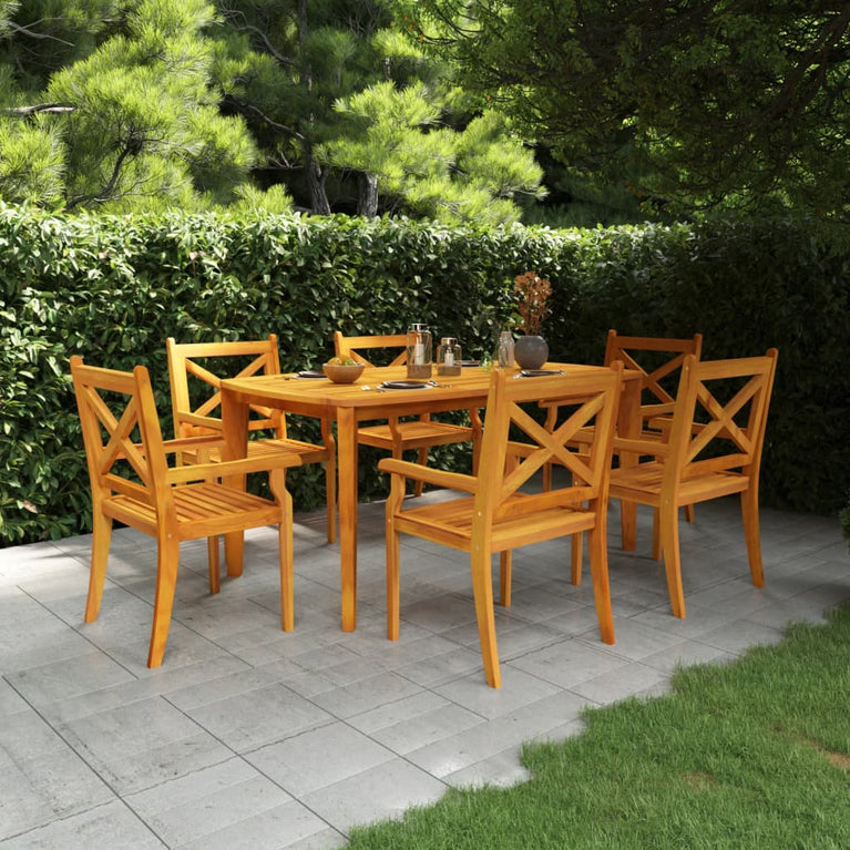 Tuintafel 160x90x75 cm massief acaciahout MeubelReus