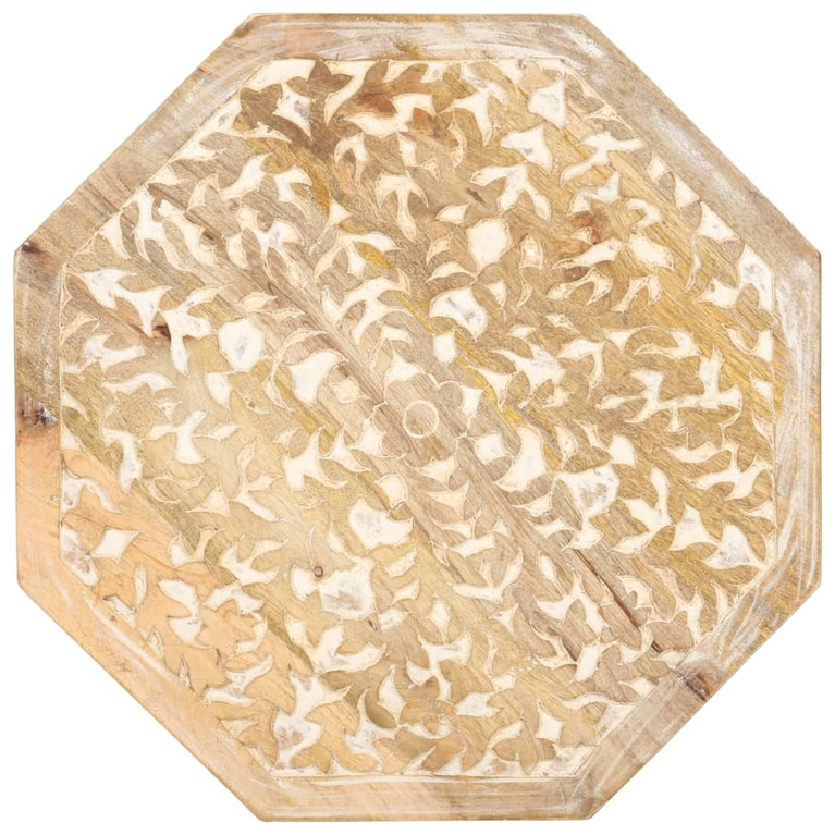 Bijzettafel Ø48 cm massief mangohout MeubelReus