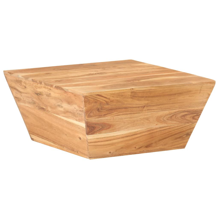 Salontafel V-vormig 66x66x30 cm massief acaciahout MeubelReus