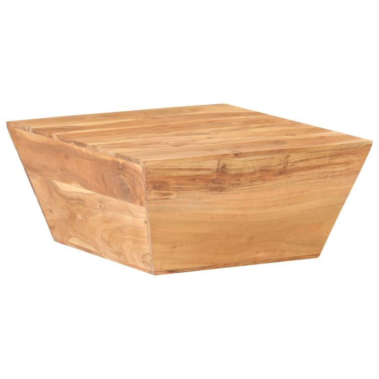 Salontafel V-vormig 66x66x30 cm massief acaciahout MeubelReus