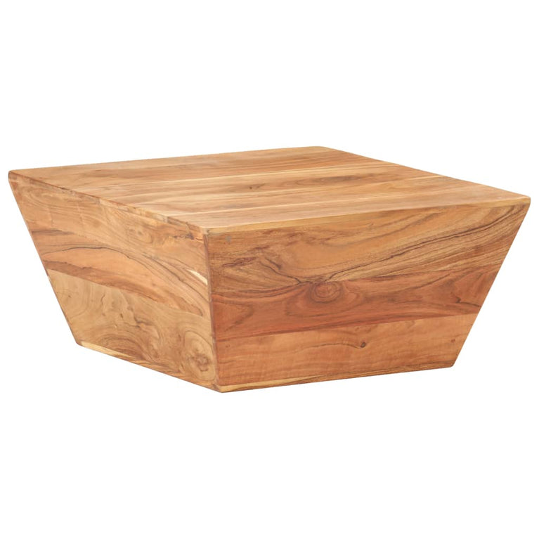 Salontafel V-vormig 66x66x30 cm massief acaciahout MeubelReus