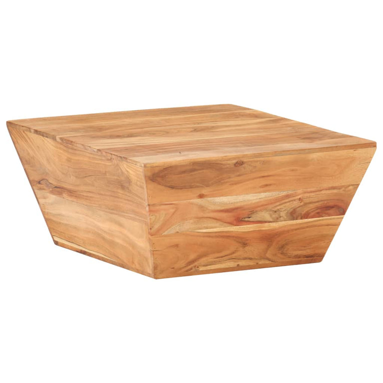 Salontafel V-vormig 66x66x30 cm massief acaciahout MeubelReus