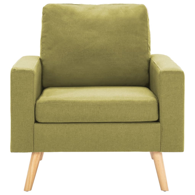 2-delig Bankstel stof groen
