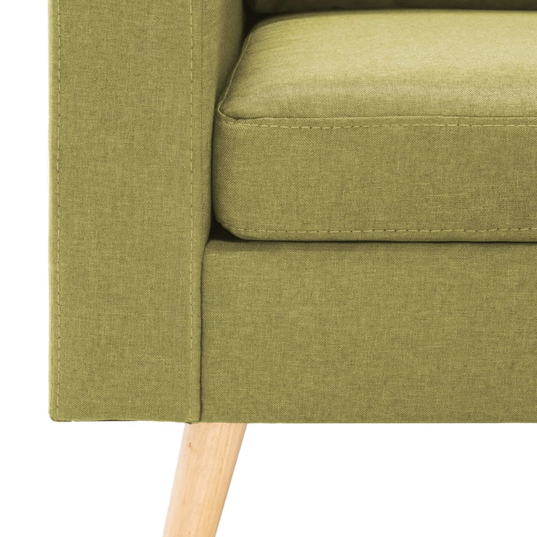 2-delig Bankstel stof groen