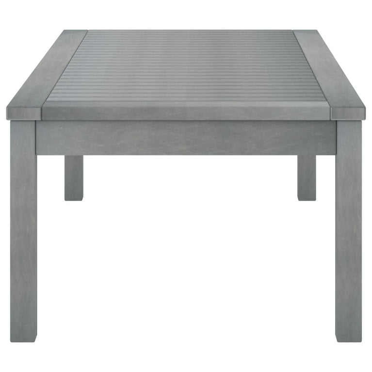 Salontafel 100x50x33 cm massief acaciahout grijs MeubelReus