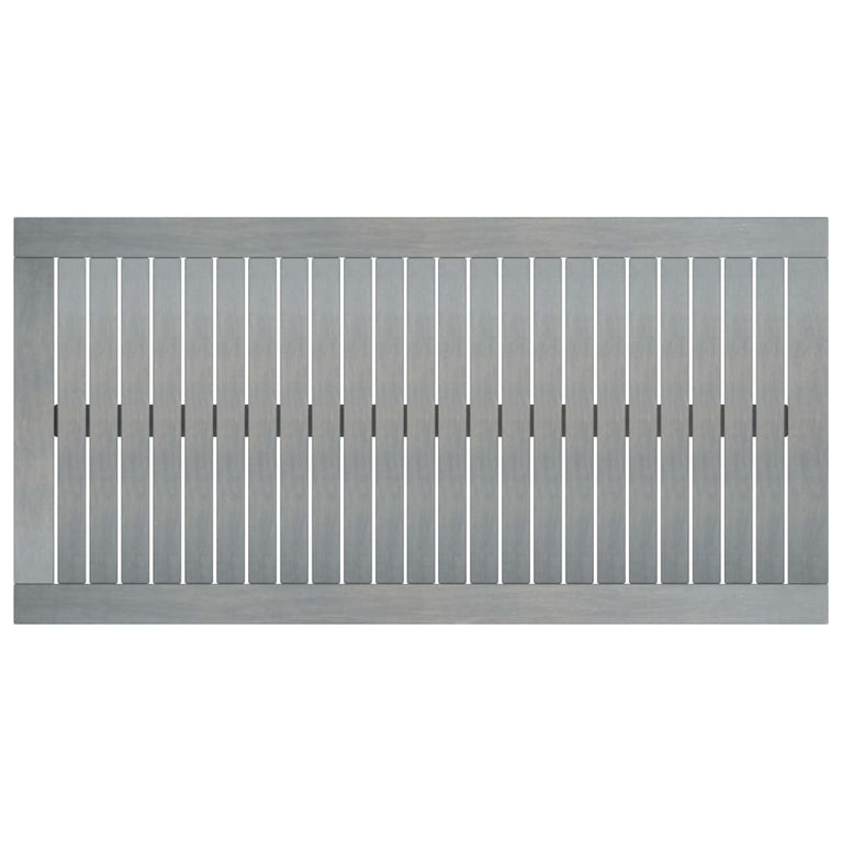 Salontafel 100x50x33 cm massief acaciahout grijs MeubelReus
