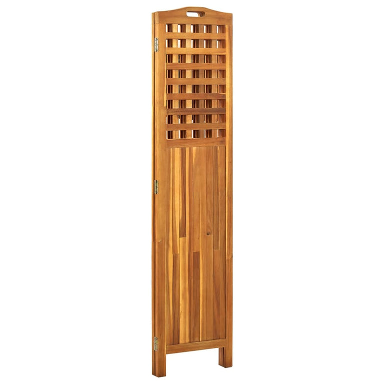 Kamerscherm met 3 panelen 121x2x170 cm massief acaciahout MeubelReus