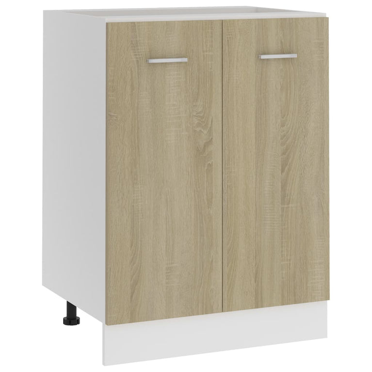 Onderkast 60x46x81,5 cm bewerkt hout sonoma eikenkleurig MeubelReus