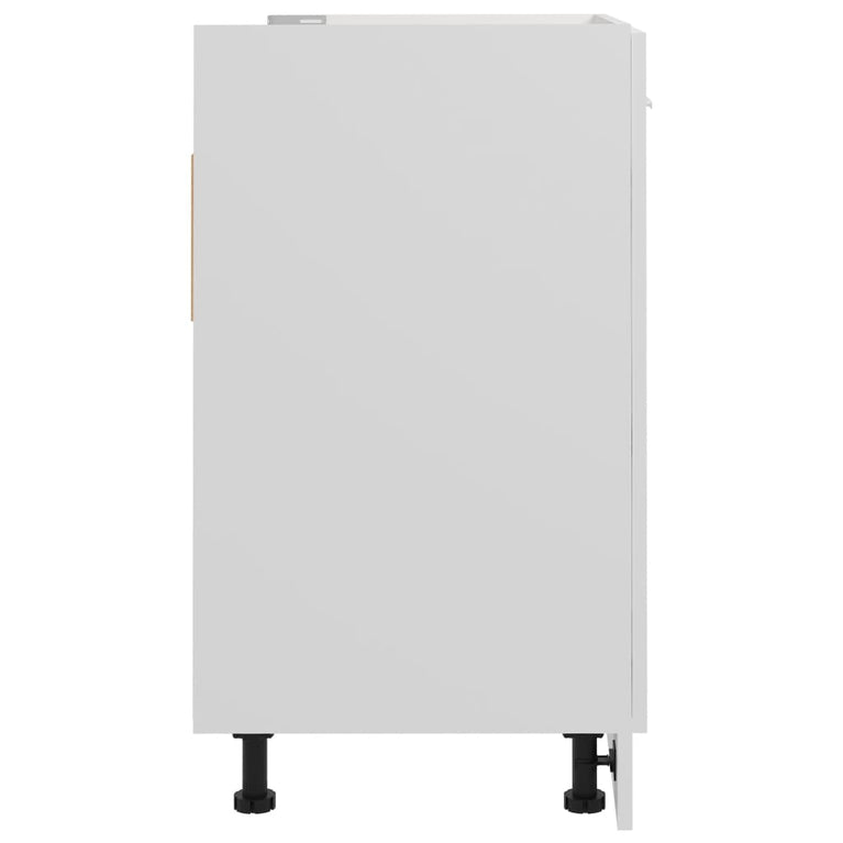 Wastafelonderkast 80x46x81,5 cm bewerkt hout wit MeubelReus