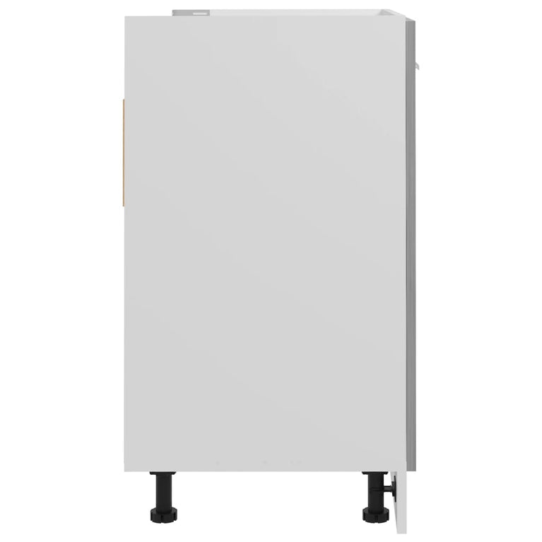 Wastafelonderkast 80x46x81,5 cm bewerkt hout betongrijs MeubelReus