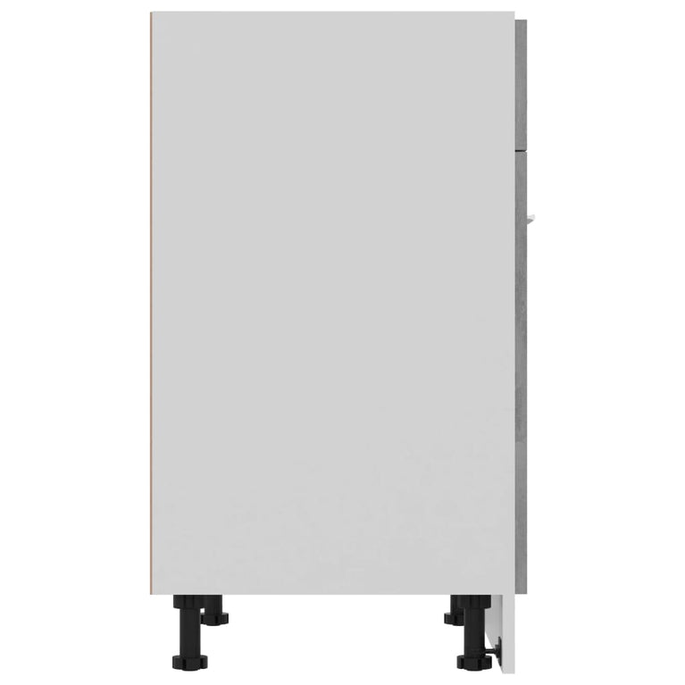 Onderkast met lade 60x46x81,5 cm bewerkt hout betongrijs MeubelReus