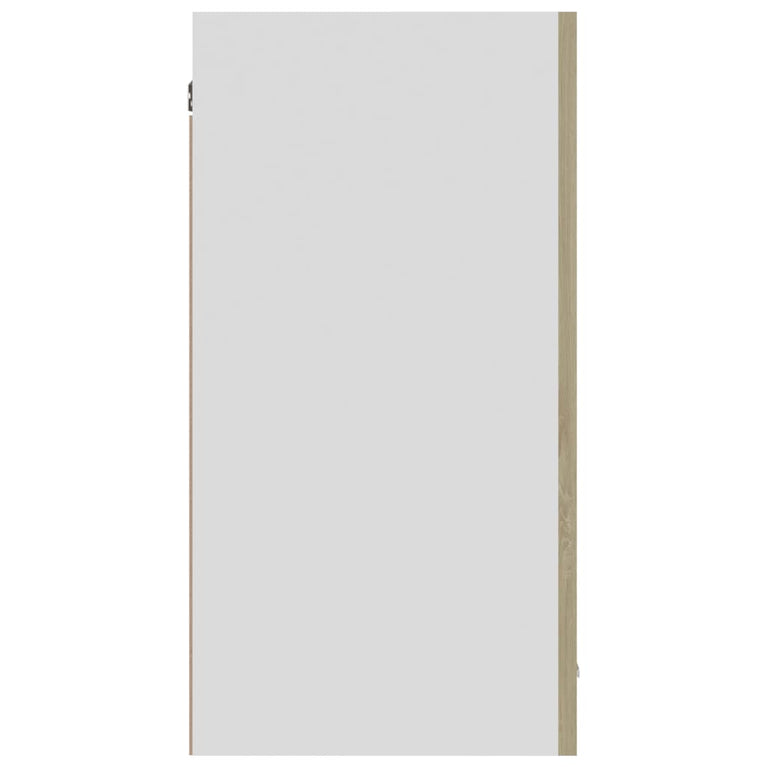 Hangkast 80x31x60 cm bewerkt hout sonoma eikenkleurig MeubelReus