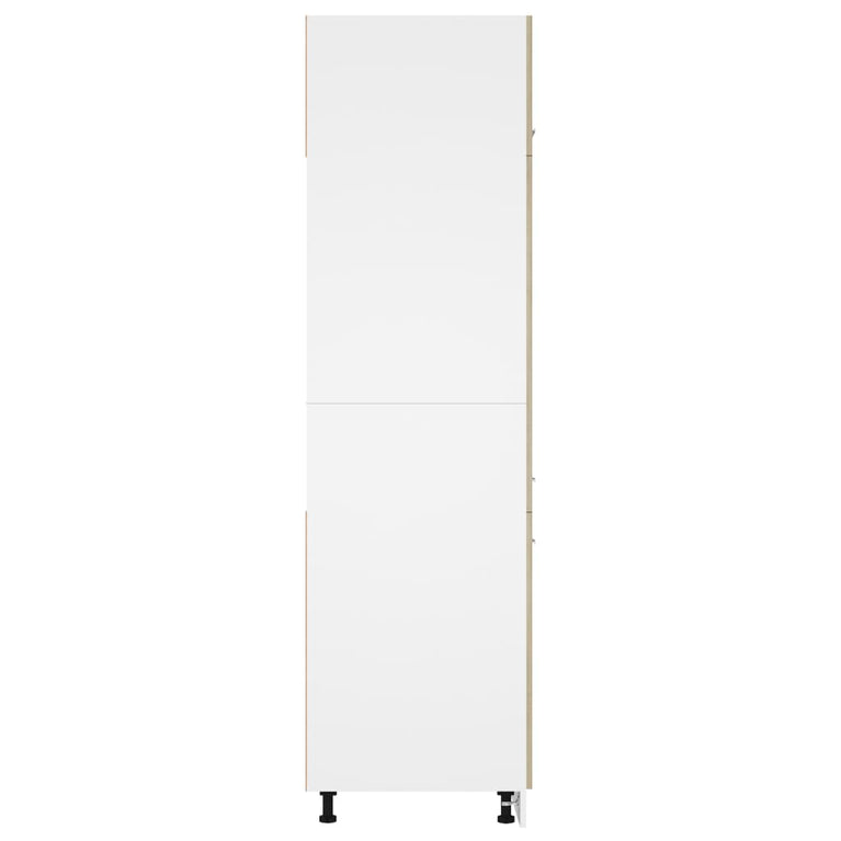 Koelkastkast 60x57x207 cm spaanplaat sonoma eikenkleurig MeubelReus