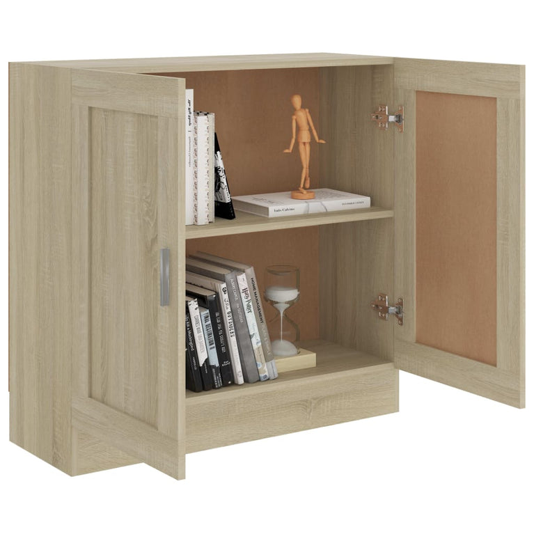 Boekenkast 82,5x30,5x80 cm spaanplaat sonoma eikenkleurig MeubelReus