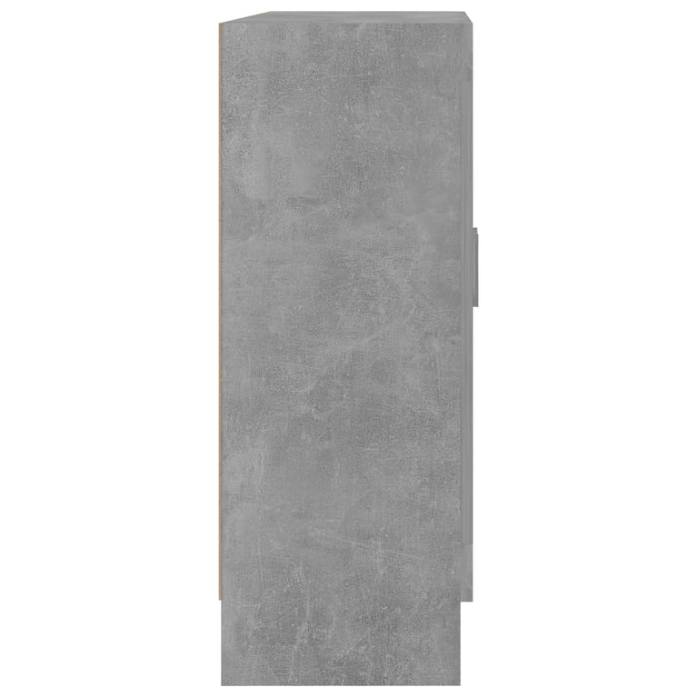 Boekenkast 82,5x30,5x80 cm spaanplaat betongrijs MeubelReus
