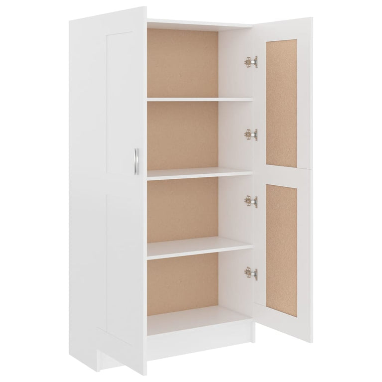 Boekenkast 82,5x30,5x150 cm spaanplaat wit MeubelReus