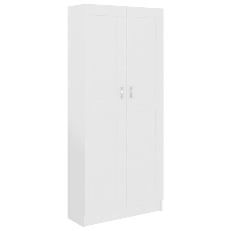 Boekenkast 82,5x30,5x185,5 cm spaanplaat wit