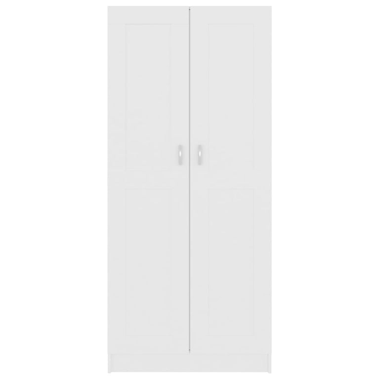 Boekenkast 82,5x30,5x185,5 cm spaanplaat wit