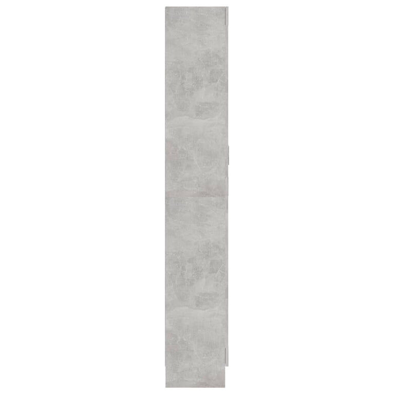 Boekenkast 82,5x30,5x185,5 cm spaanplaat betongrijs MeubelReus