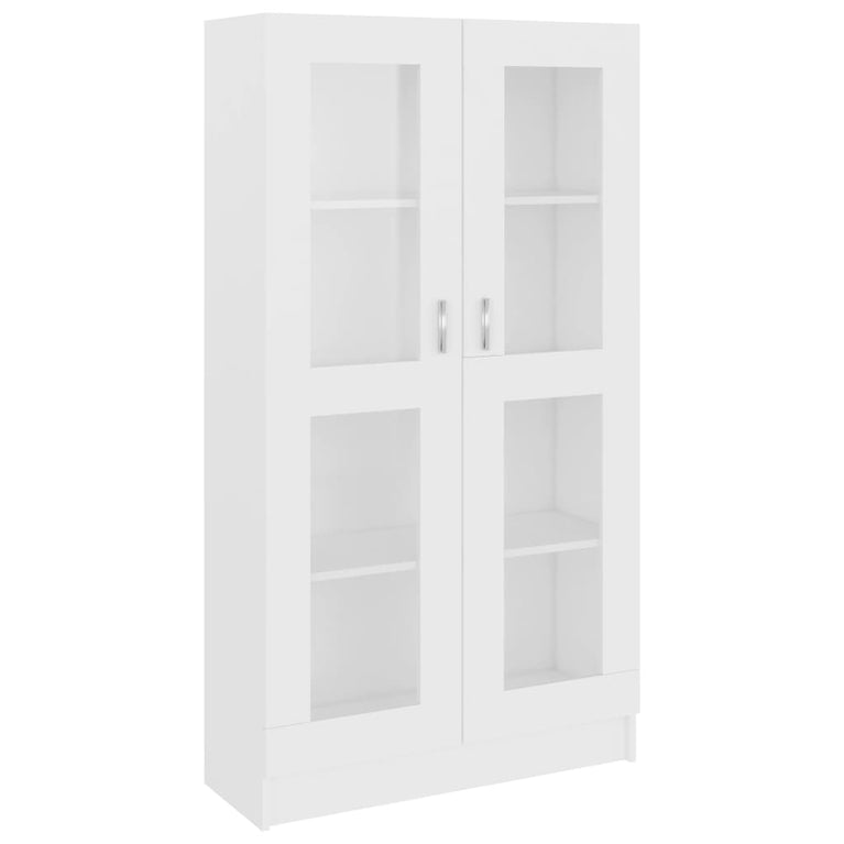 Vitrinekast 82,5x30,5x150 cm spaanplaat wit MeubelReus