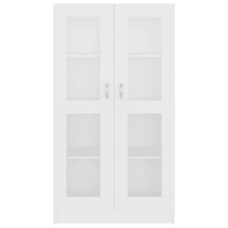 Vitrinekast 82,5x30,5x150 cm spaanplaat wit MeubelReus