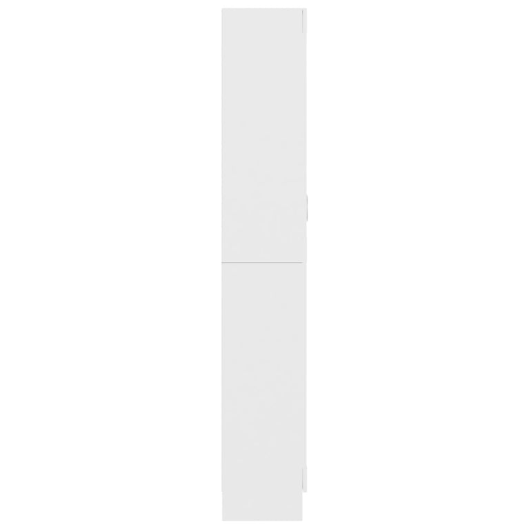 Vitrinekast 82,5x30,5x185,5 cm spaanplaat wit MeubelReus