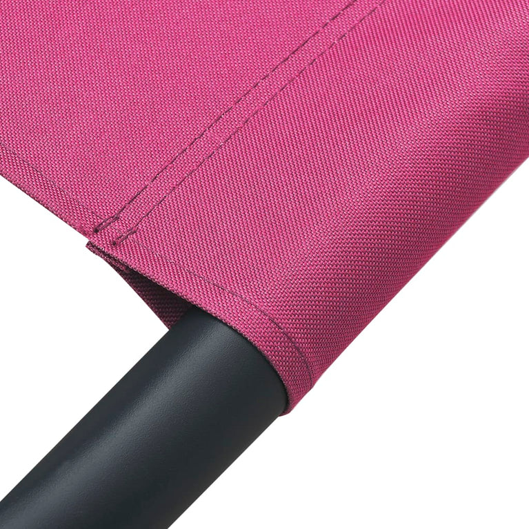Loungebed met luifel roze MeubelReus