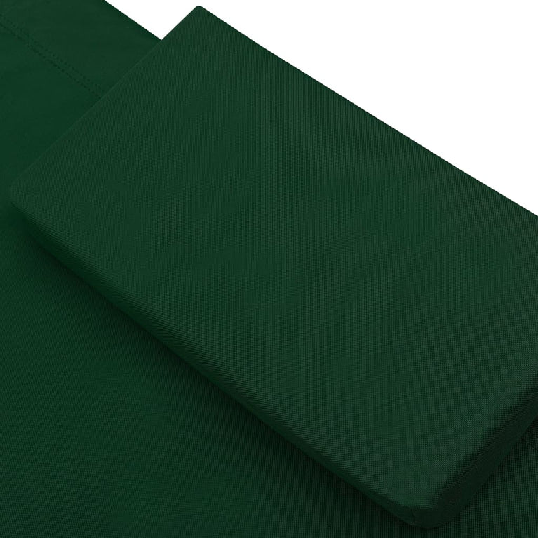 Loungebed met luifel en kussen groen MeubelReus