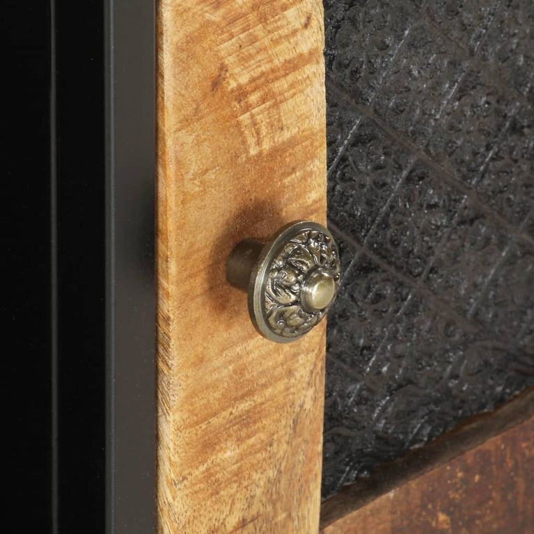 Tv-meubel 90x30x40 cm ruw mangohout MeubelReus