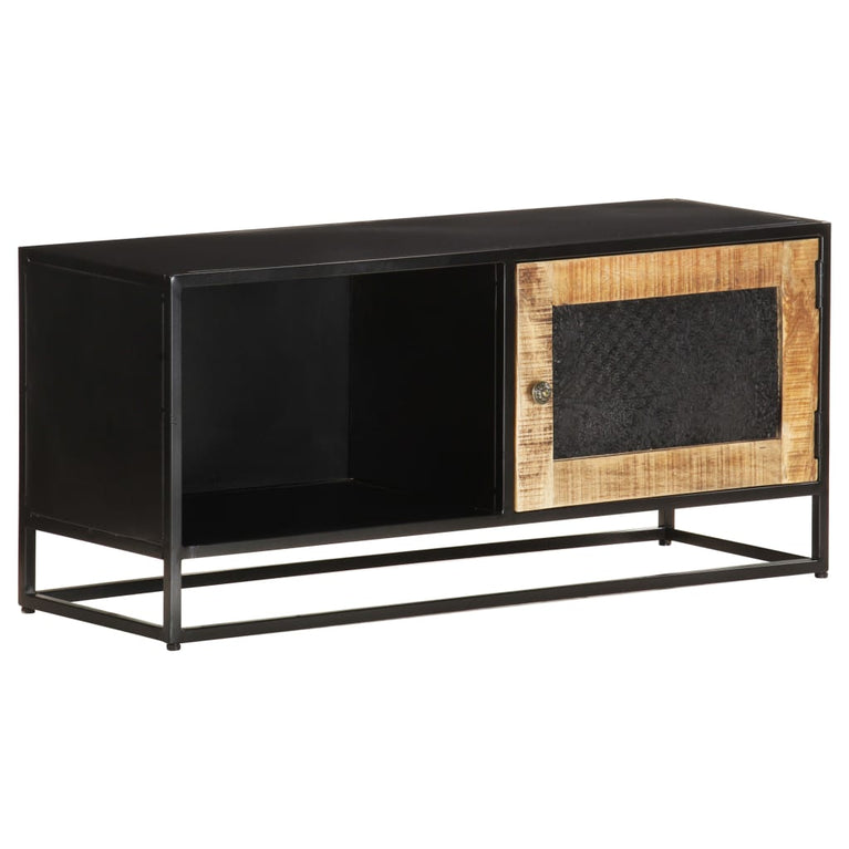 Tv-meubel 90x30x40 cm ruw mangohout MeubelReus