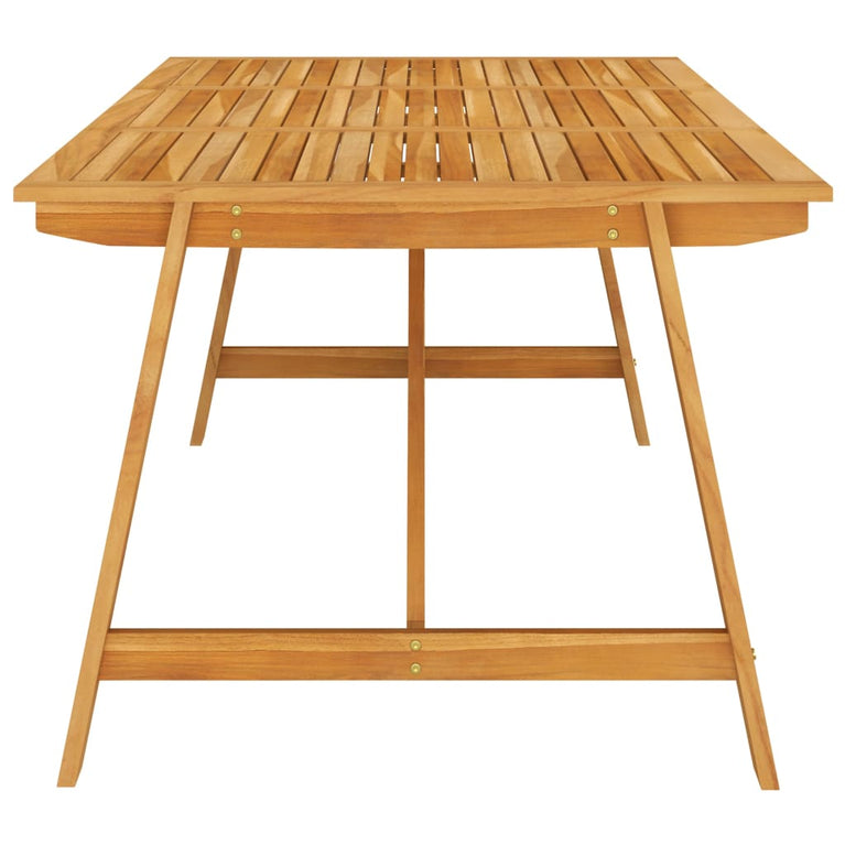 Tuintafel 206x100x74 cm massief acaciahout MeubelReus
