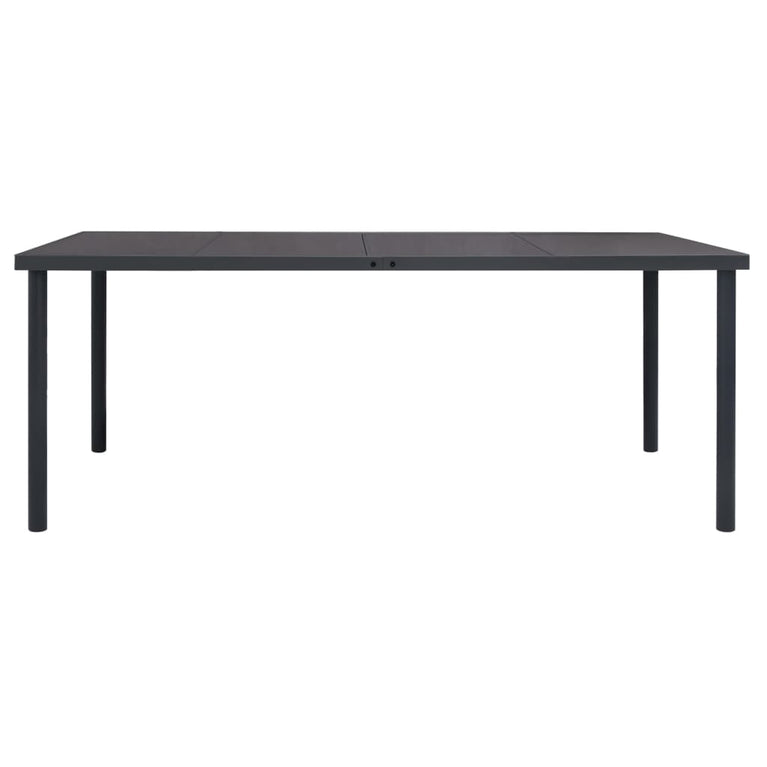 Tuintafel 190x90x74 cm staal antracietkleurig MeubelReus