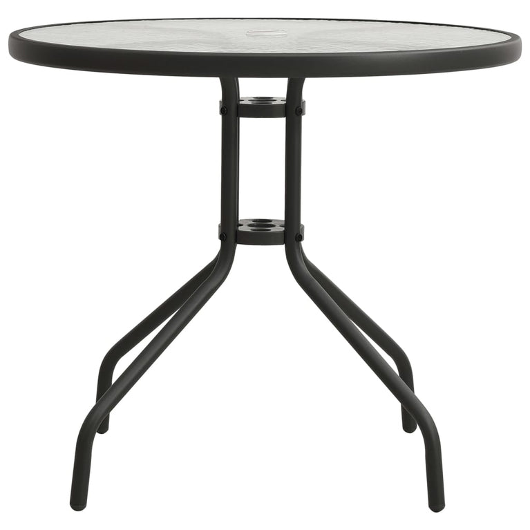 Bistrotafel Ø80x71 cm staal antracietkleurig MeubelReus