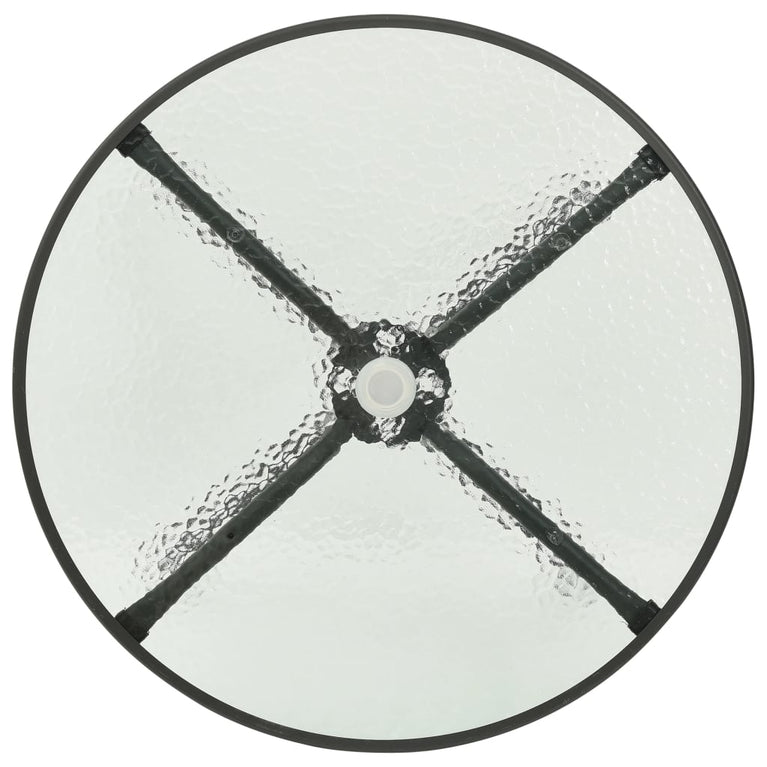 Bistrotafel Ø80x71 cm staal antracietkleurig MeubelReus